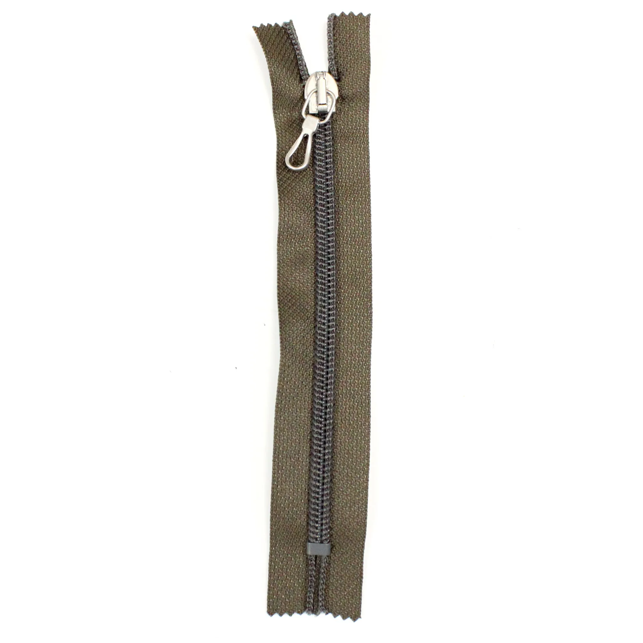 6" METAL PULL NYLON ZIPPERS (2 COLORS)