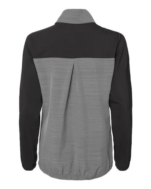 Adidas Heather Chevron Quarter-Zip Windshirt A546