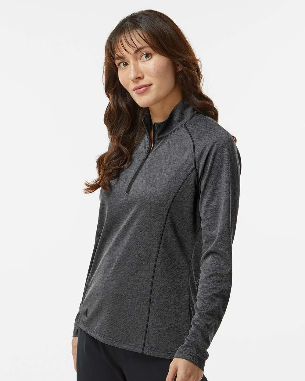 Adidas Women's Space Dyed Quarter-Zip Pullover A594