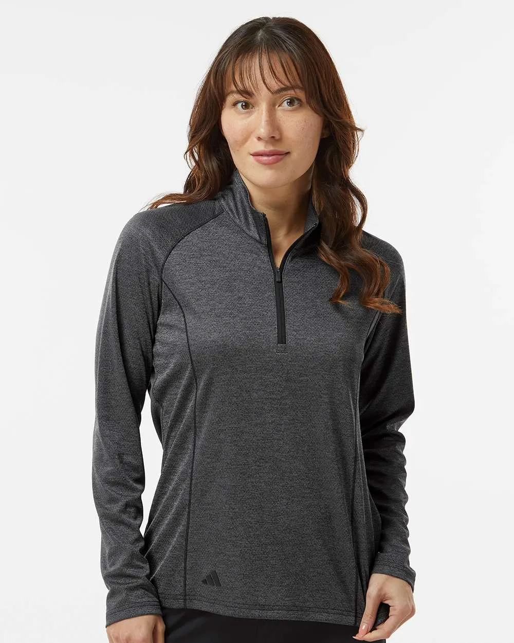 Adidas Women's Space Dyed Quarter-Zip Pullover A594