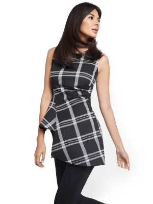 Asymmetrical Peplum Top - Superflex