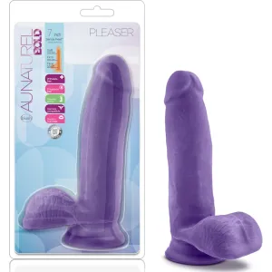 Au Naturel Bold Pleaser 7in Dildo Purple