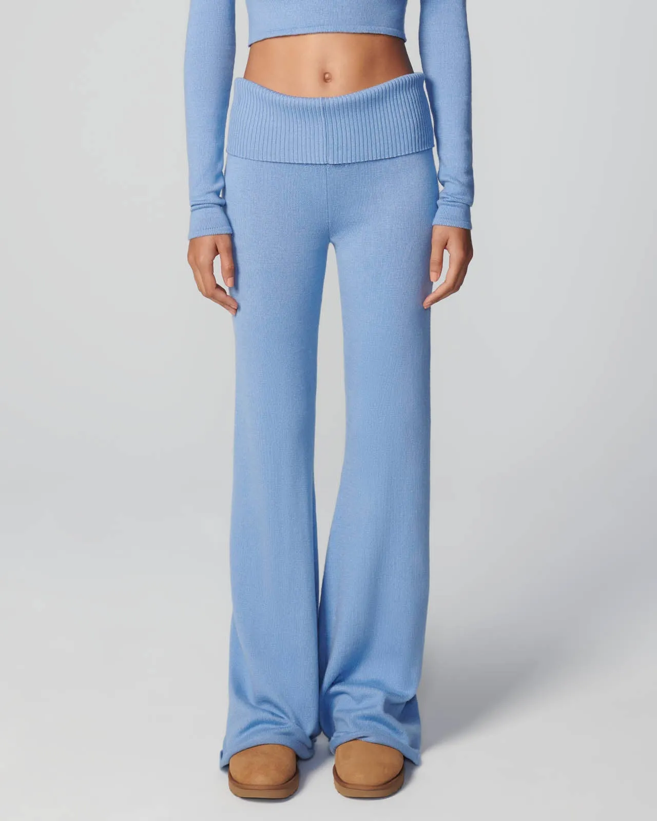 Barre Foldover Wide Leg Pant