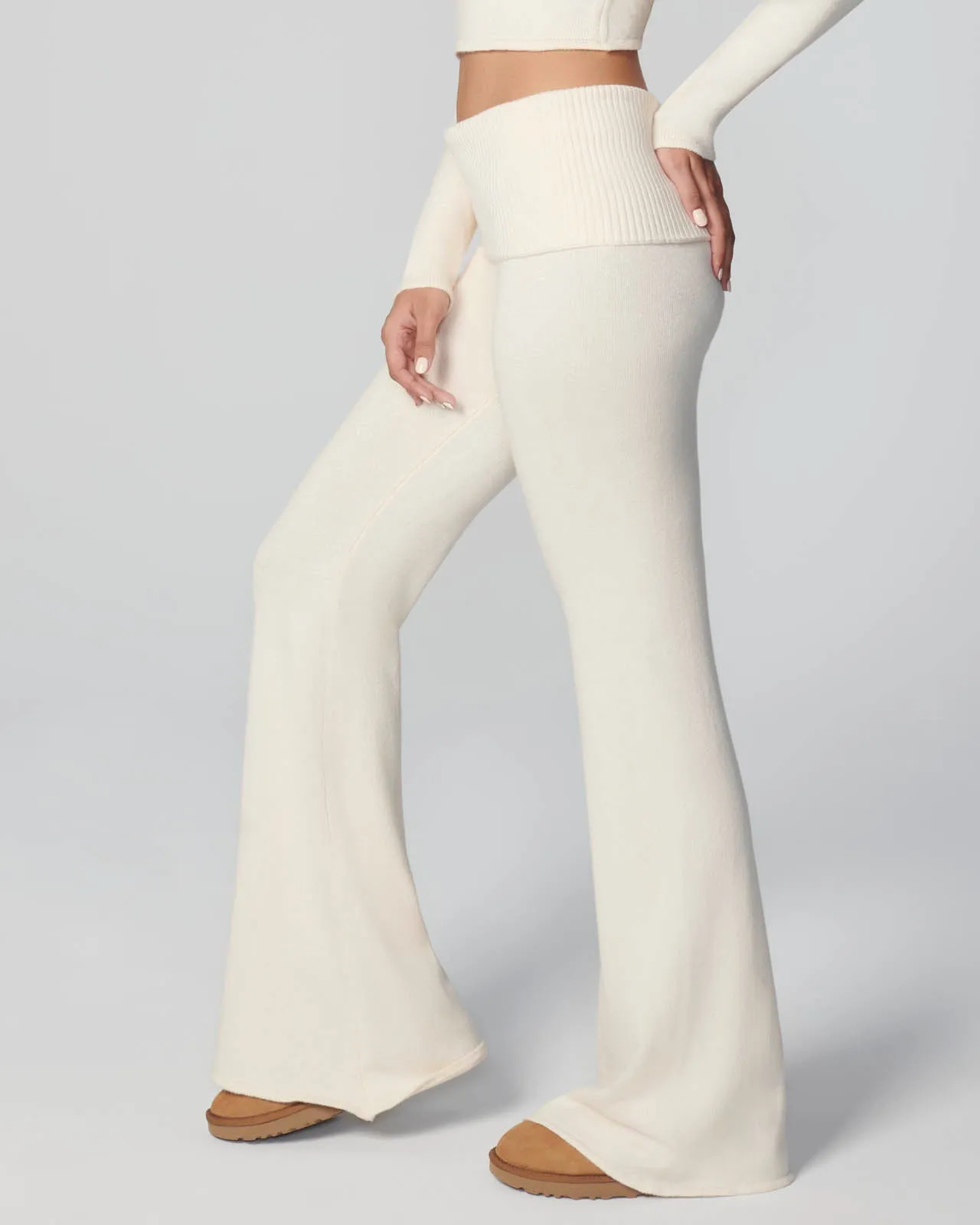 Barre Foldover Wide Leg Pant