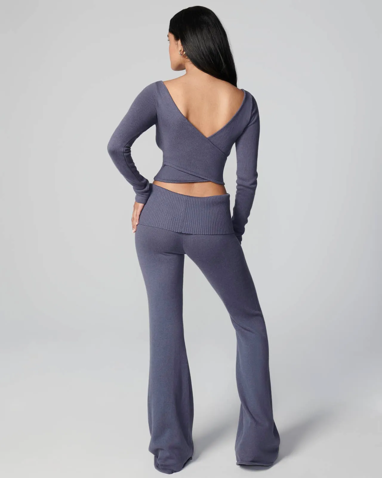 Barre Foldover Wide Leg Pant