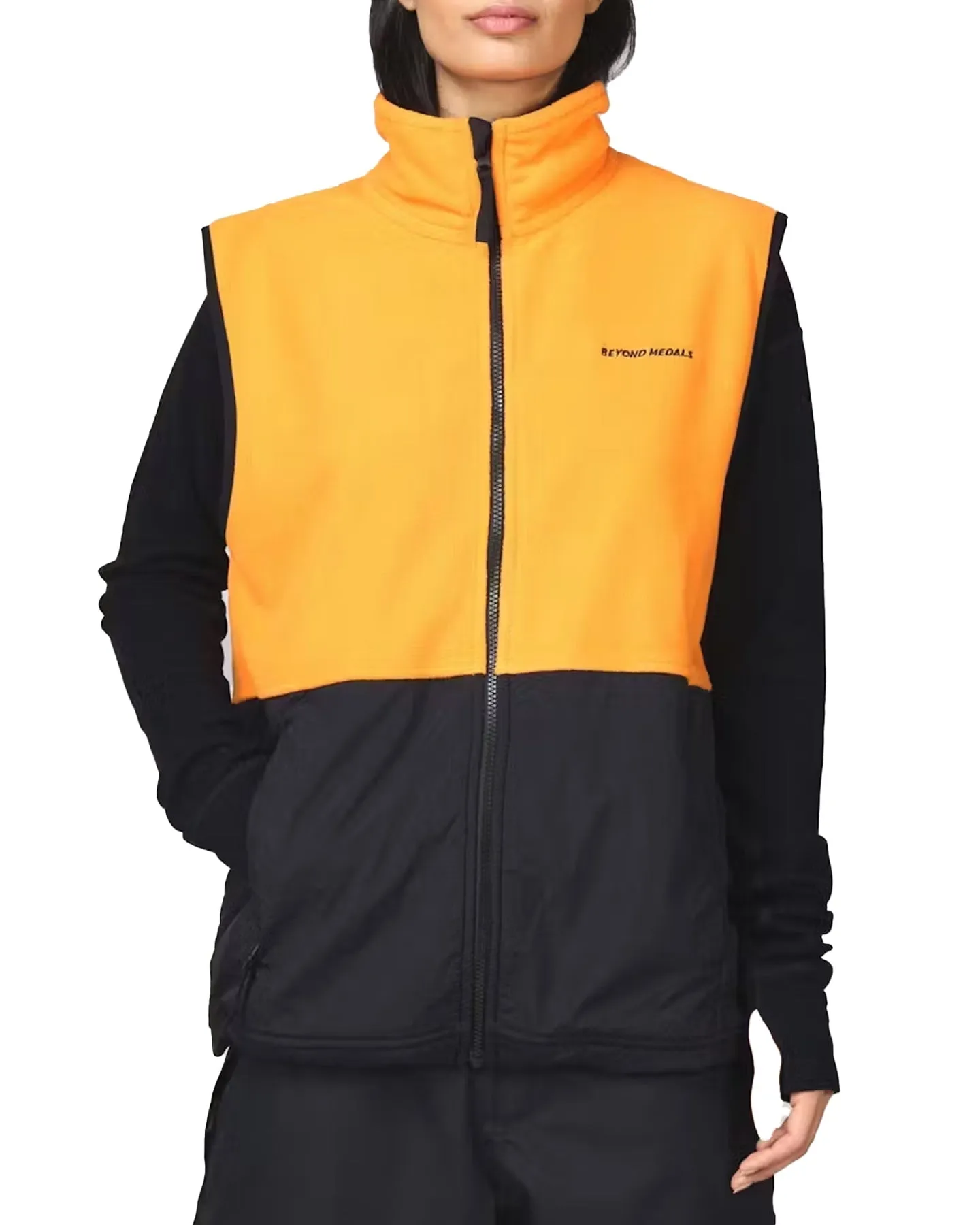 Beyond Medals Fleece Vest - Orange