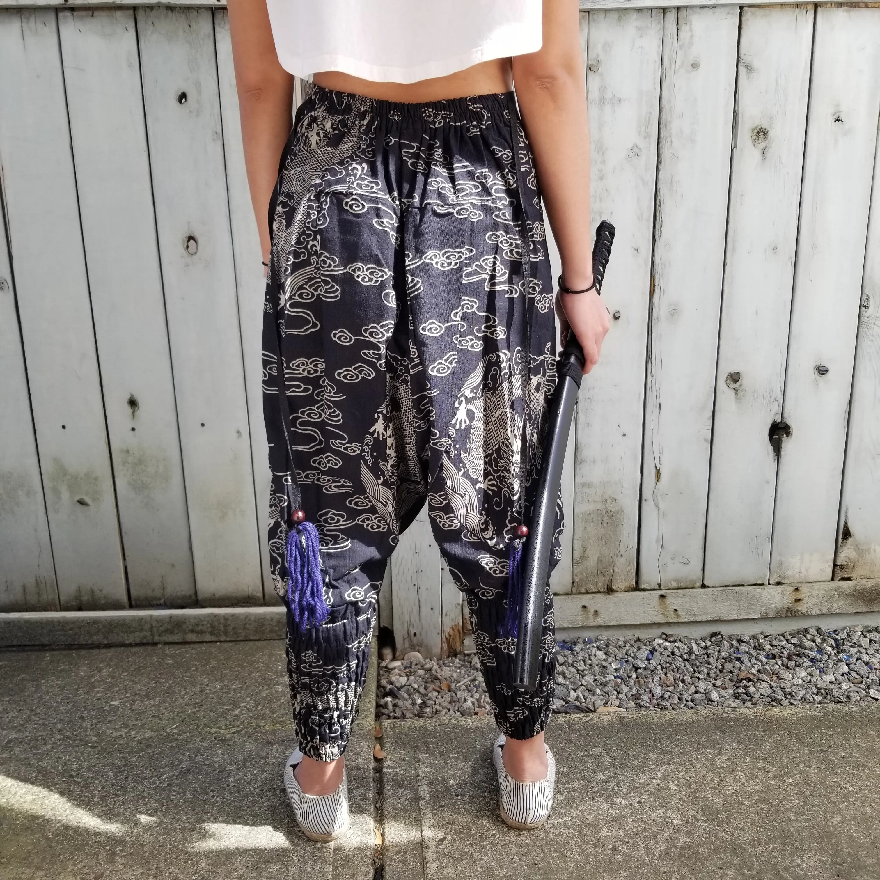 Black Dragon Ninja Pants