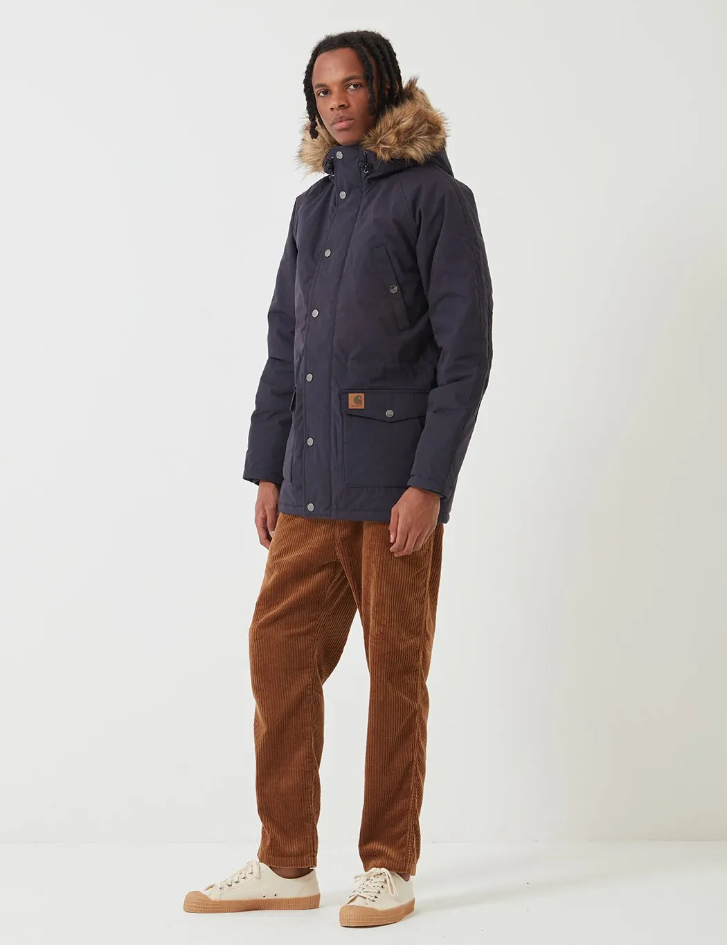 Carhartt-WIP Trapper Parka - Navy/Black