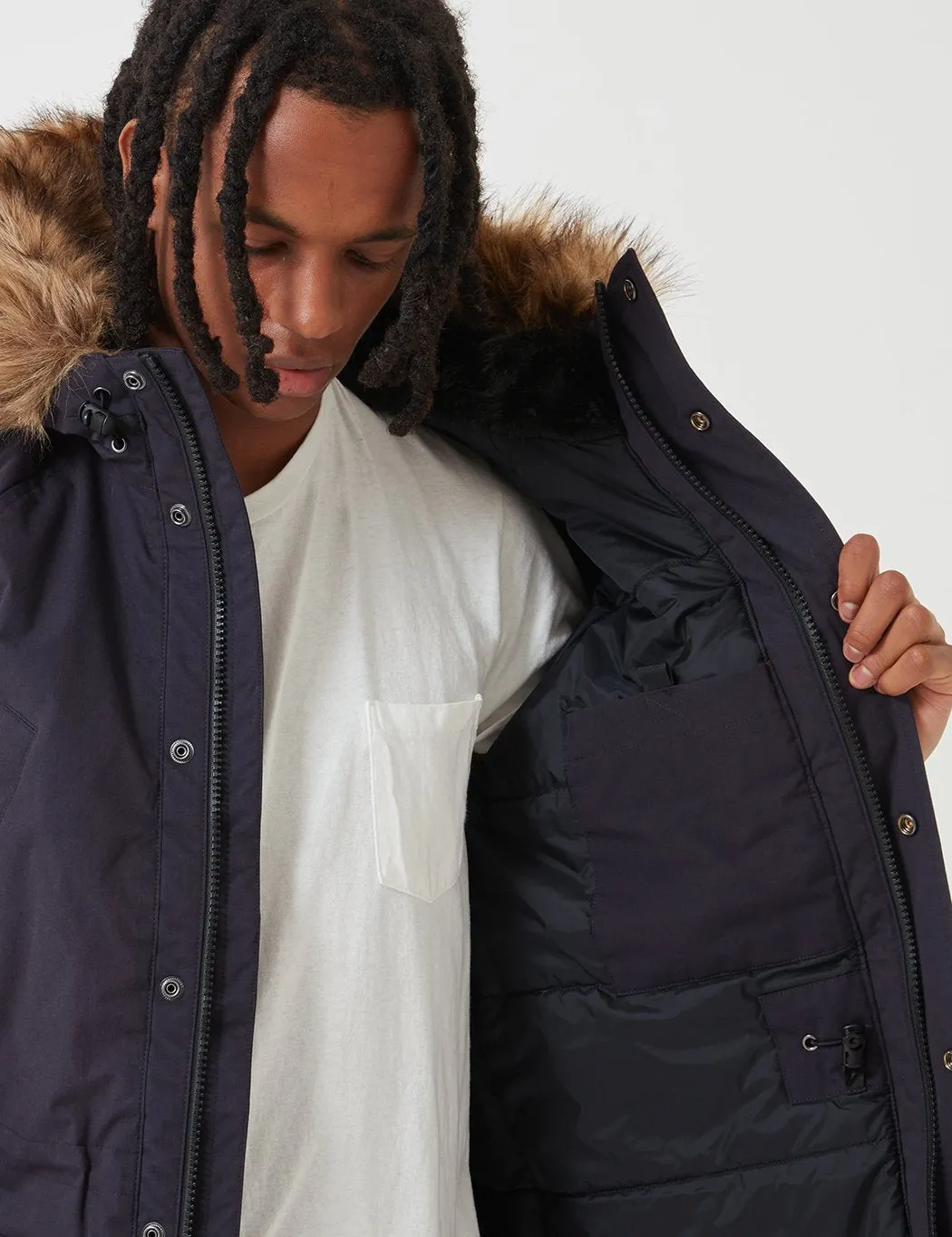 Carhartt-WIP Trapper Parka - Navy/Black