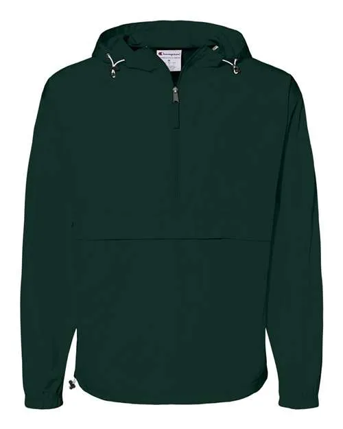 Champion Hooded Packable Quarter-Zip Jacket CO200