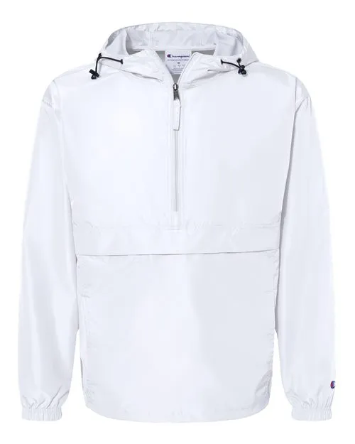 Champion Hooded Packable Quarter-Zip Jacket CO200