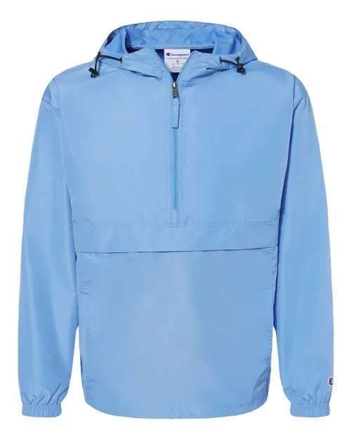 Champion Hooded Packable Quarter-Zip Jacket CO200