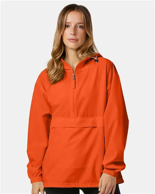 Champion Hooded Packable Quarter-Zip Jacket CO200