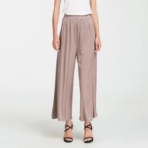 Comfortable Mulberry Silk Wide Leg Women's Pants