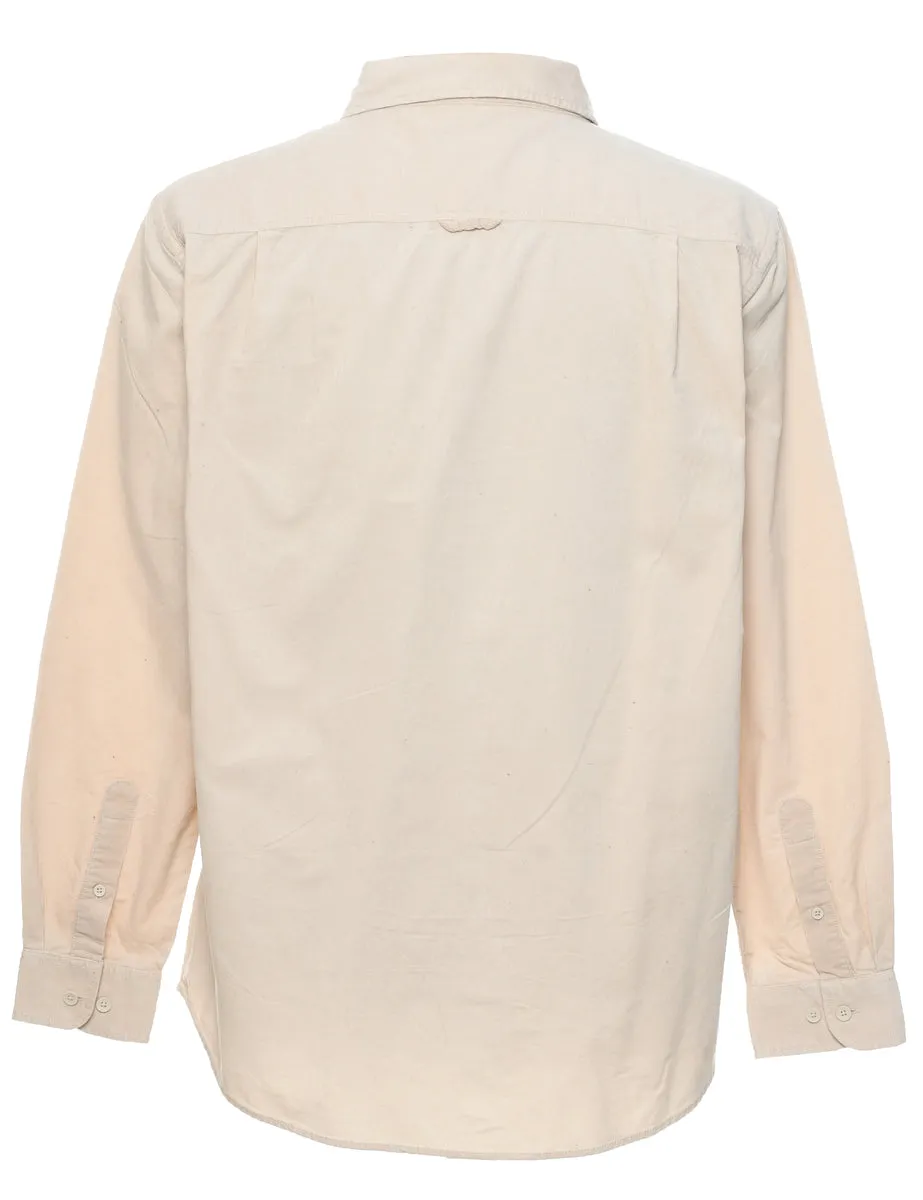 Corduroy Beige Shirt - L