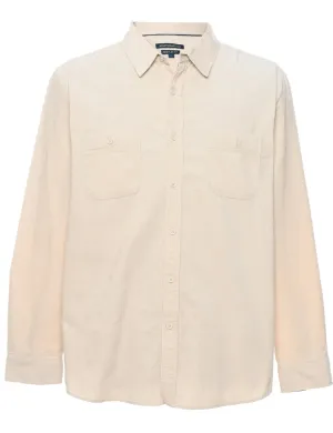 Corduroy Beige Shirt - L