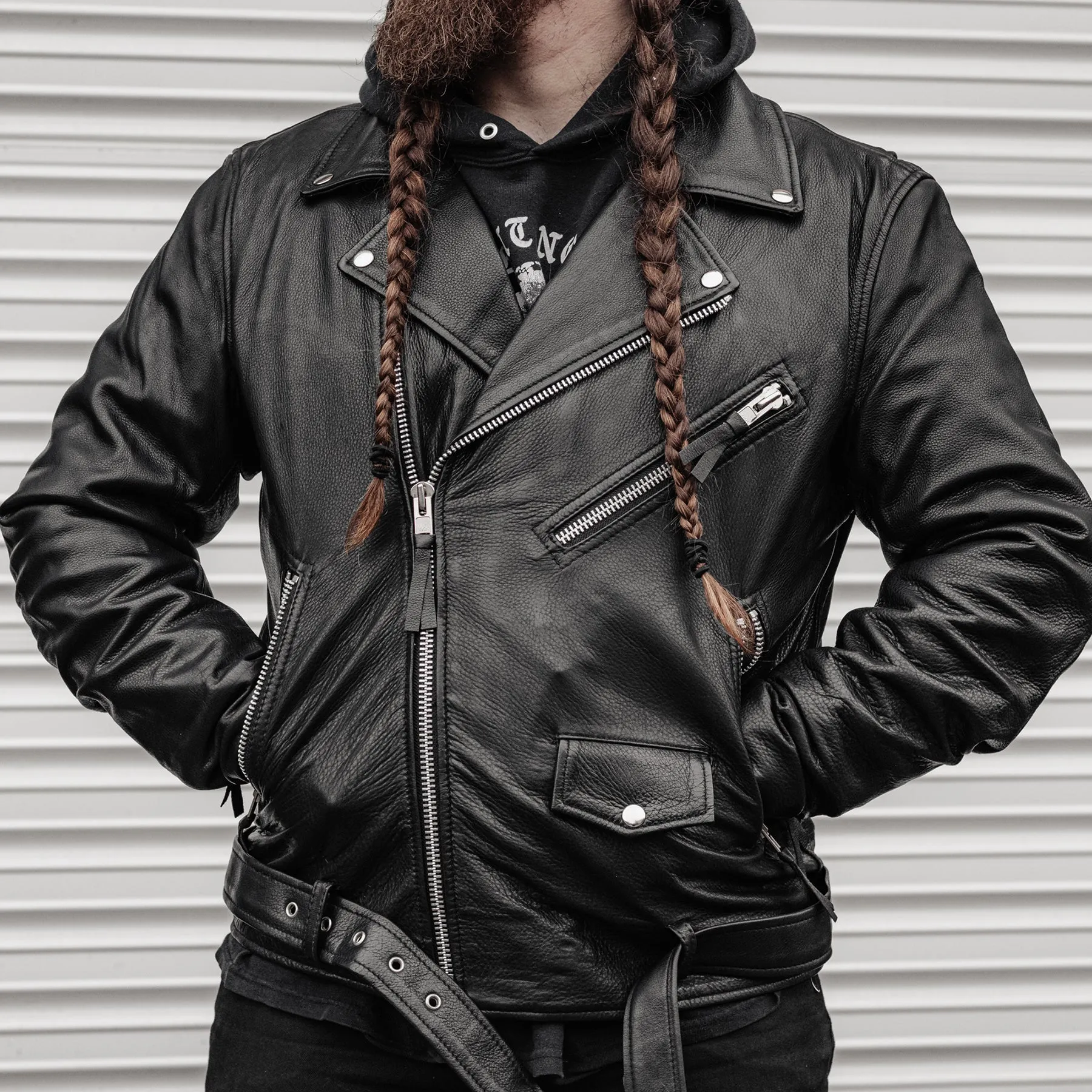 Fillmore Men's Motorcycle Leather Jacket