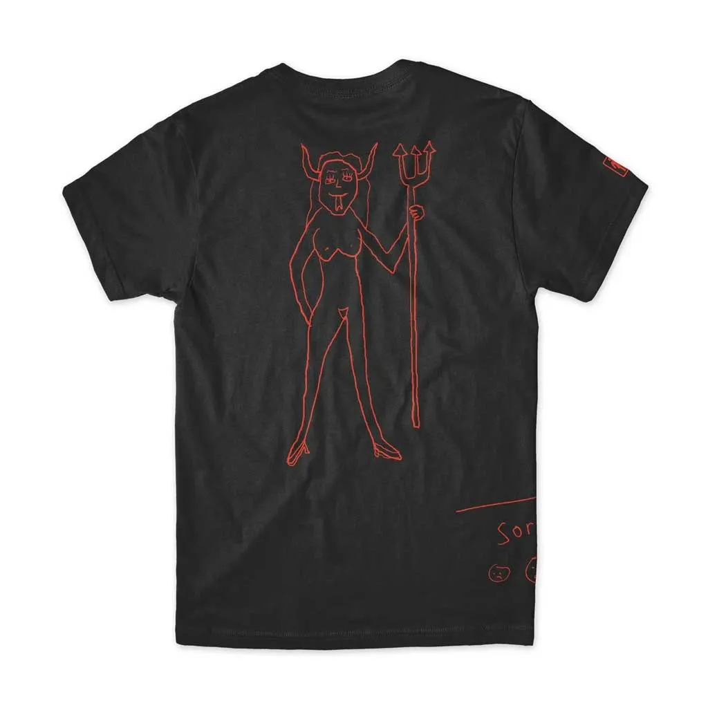 Girl One Off Tee - Black