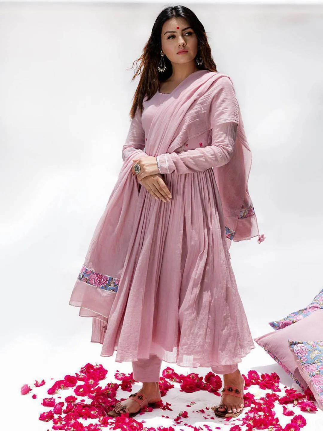 Gulabi Anarkali (Set Of 3)