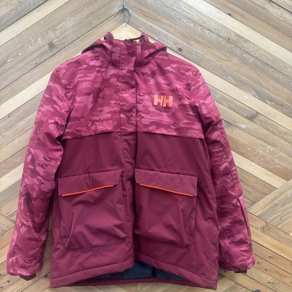 Helly Hansen - Insulated youth winter jacket- MSRP $175: Purple -children-16Y