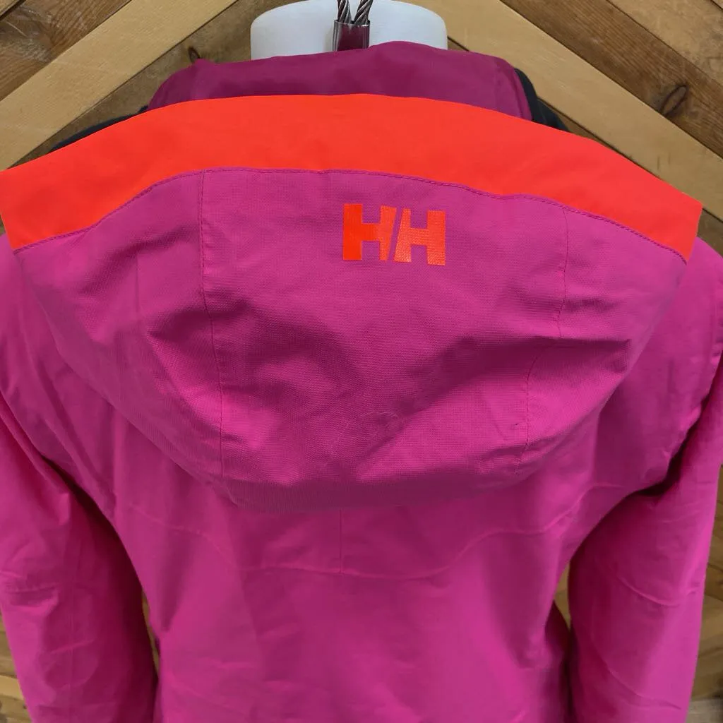 Helly Hansen - Women's ULLR Ski Jacket - MSRP comp $450: Pink/Orange-women-XS