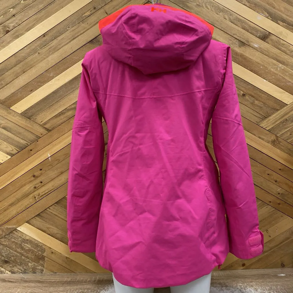 Helly Hansen - Women's ULLR Ski Jacket - MSRP comp $450: Pink/Orange-women-XS