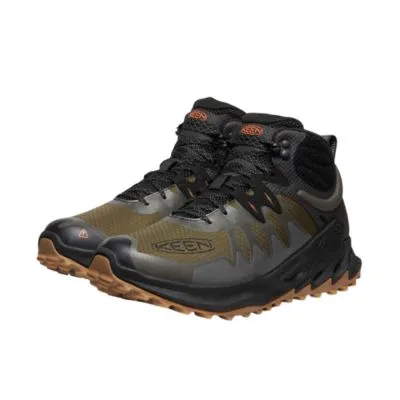 Keen Zionic Mid WP Dark Olive/Scarlet Ibis Men's Hiking Ankle Boots