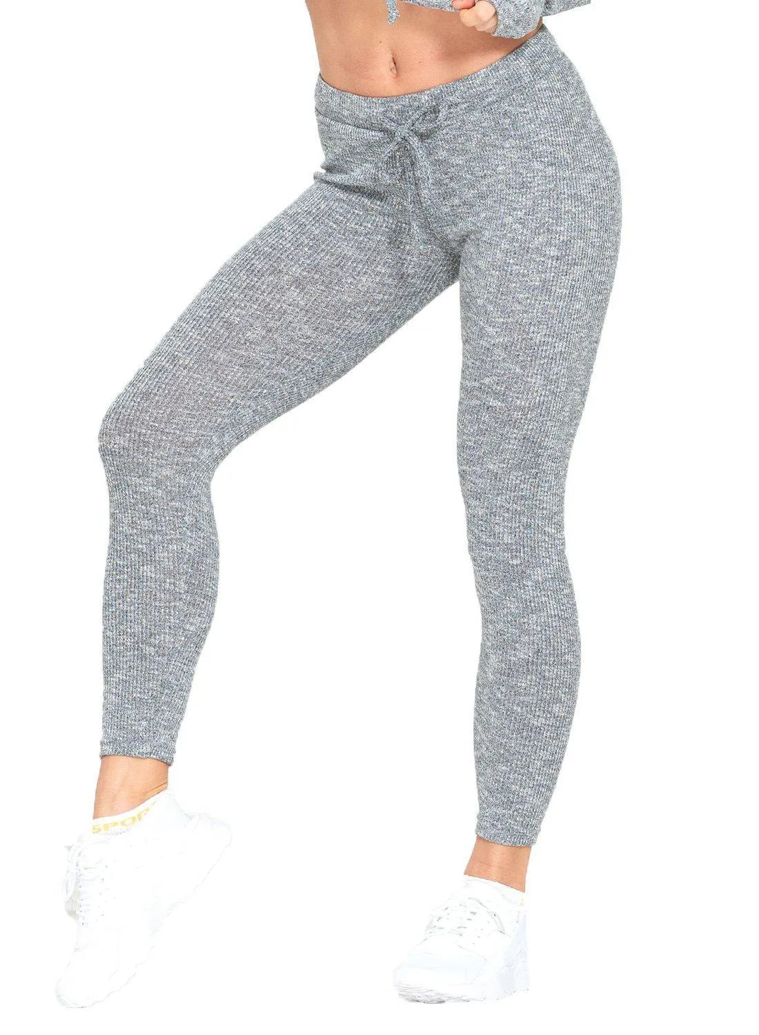 Knitted Comfortable Elastic Waistband Pants