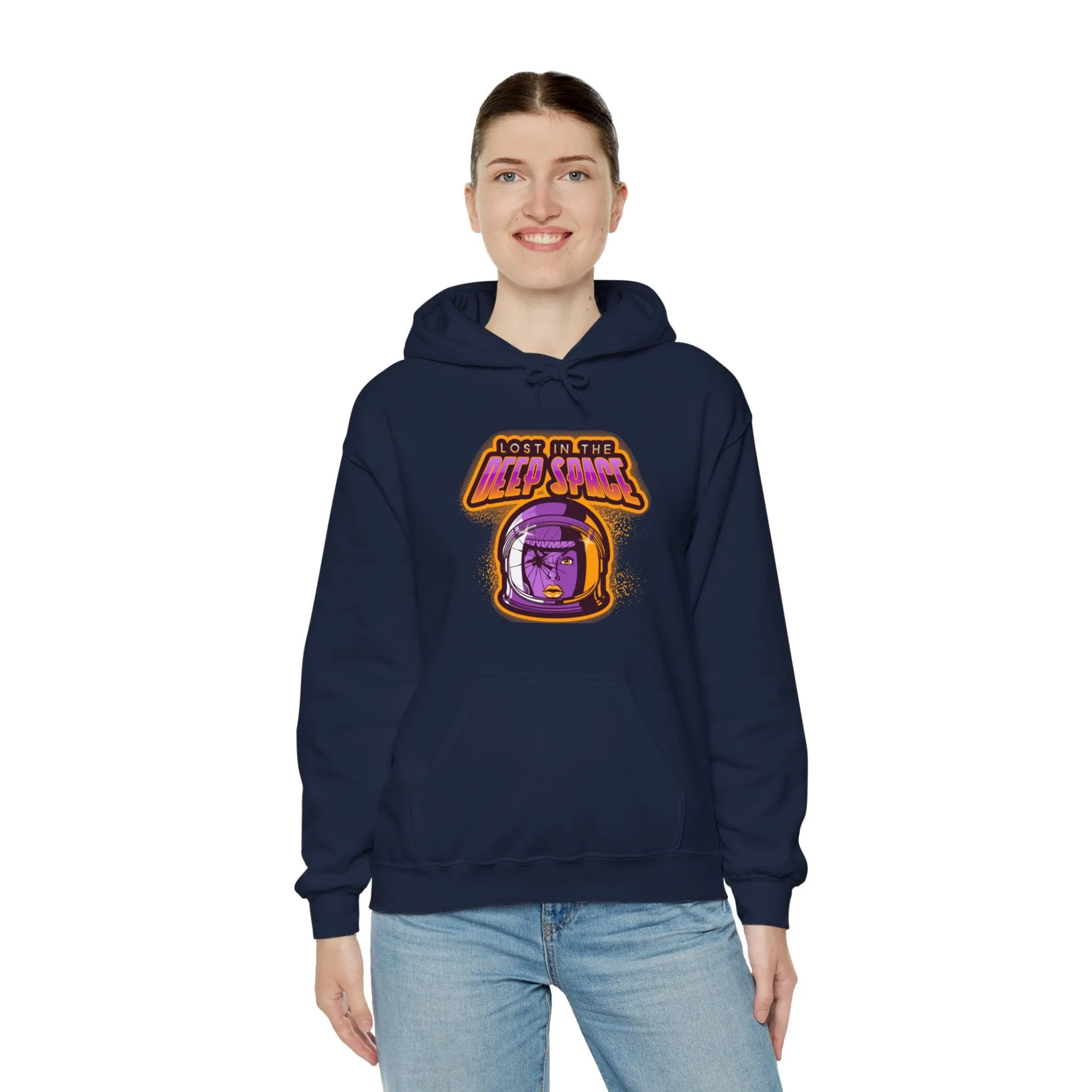 Lost In The Deep Space Astronaut Sci-Fi Hoodie