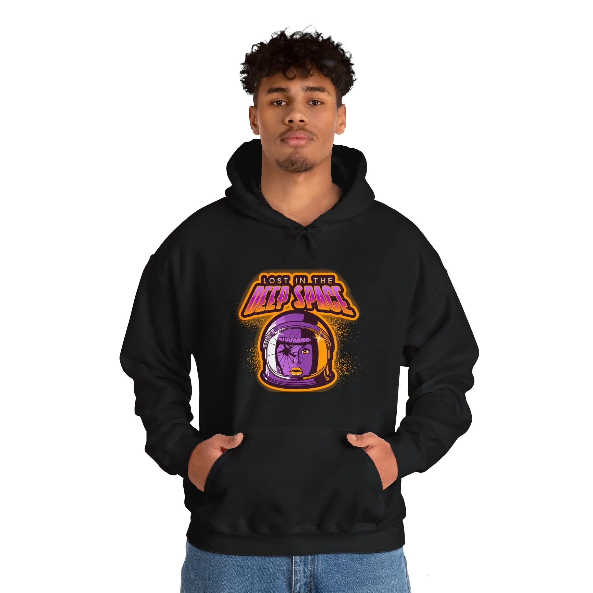 Lost In The Deep Space Astronaut Sci-Fi Hoodie