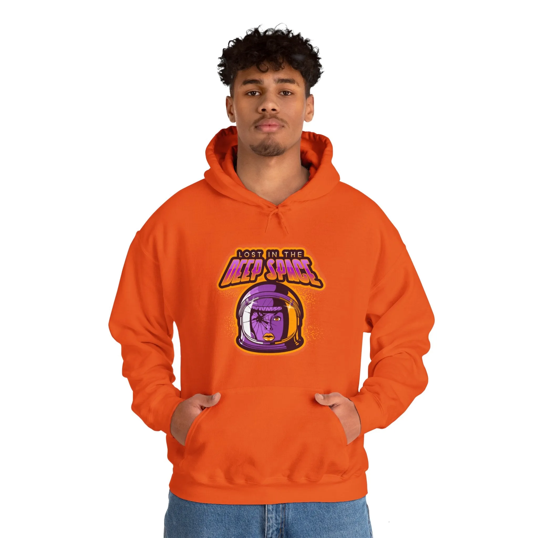 Lost In The Deep Space Astronaut Sci-Fi Hoodie