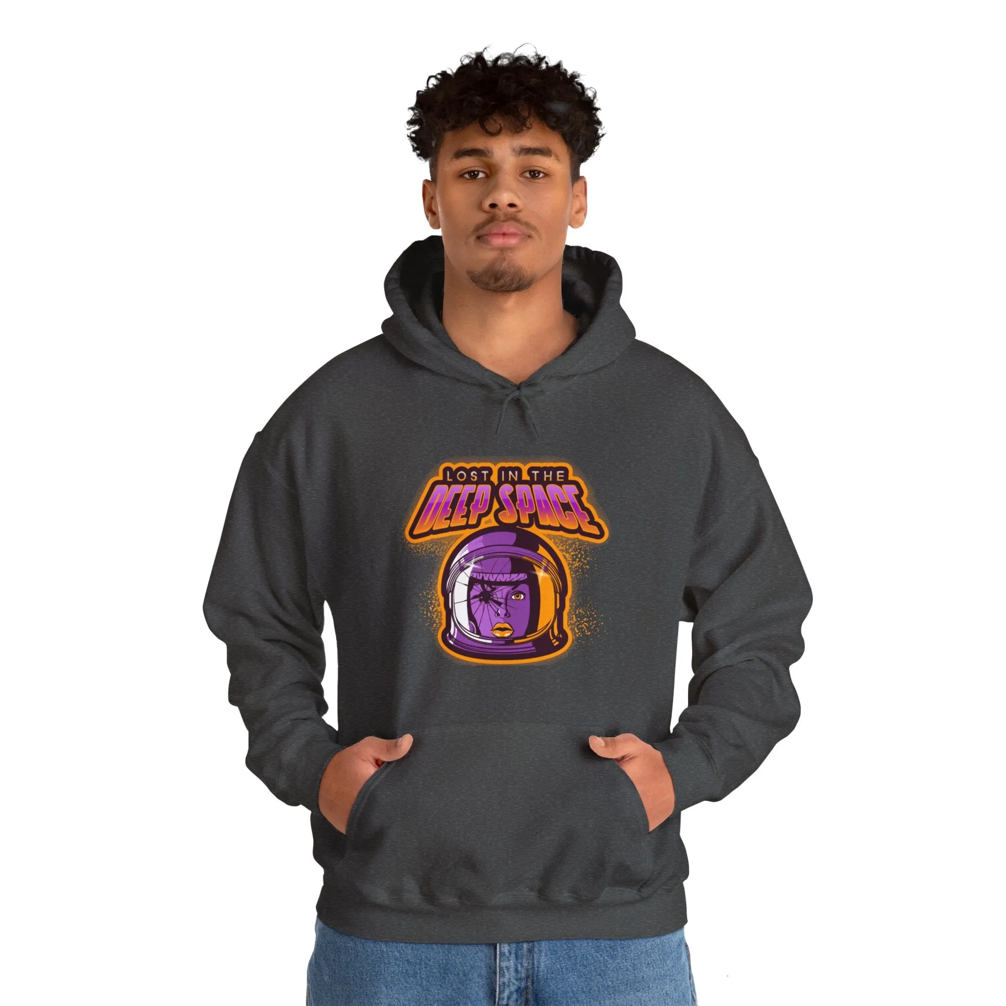 Lost In The Deep Space Astronaut Sci-Fi Hoodie