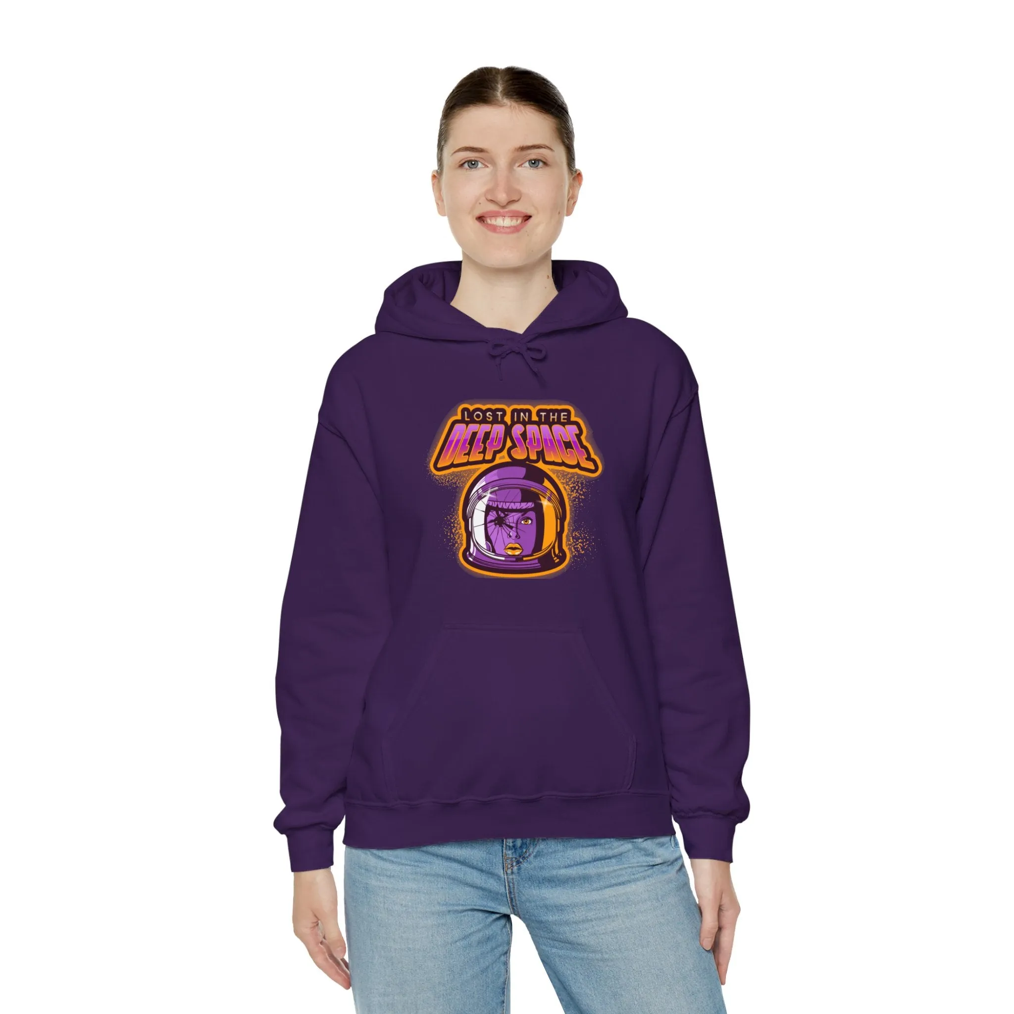 Lost In The Deep Space Astronaut Sci-Fi Hoodie