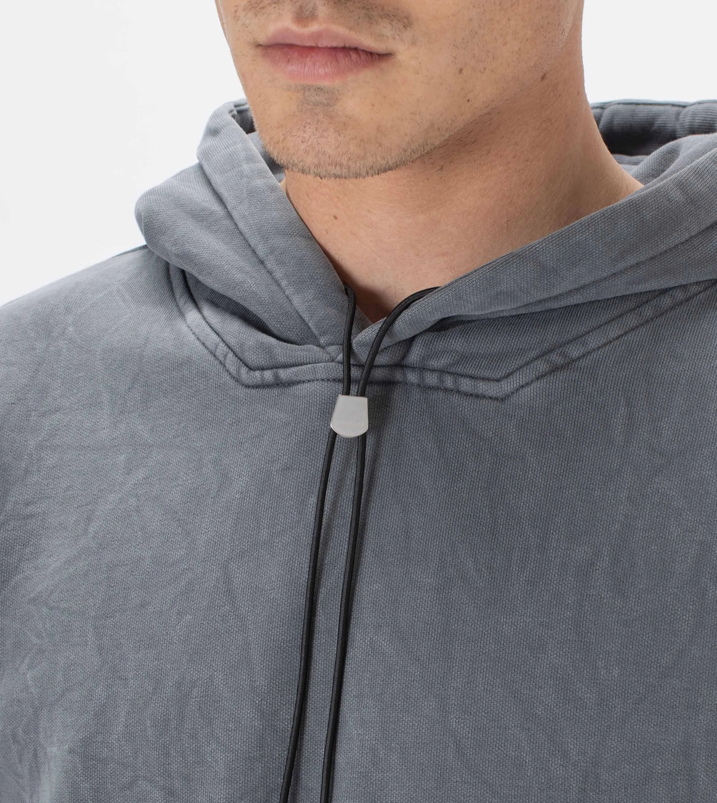 Lowgo Hood Sweat Grey Salt