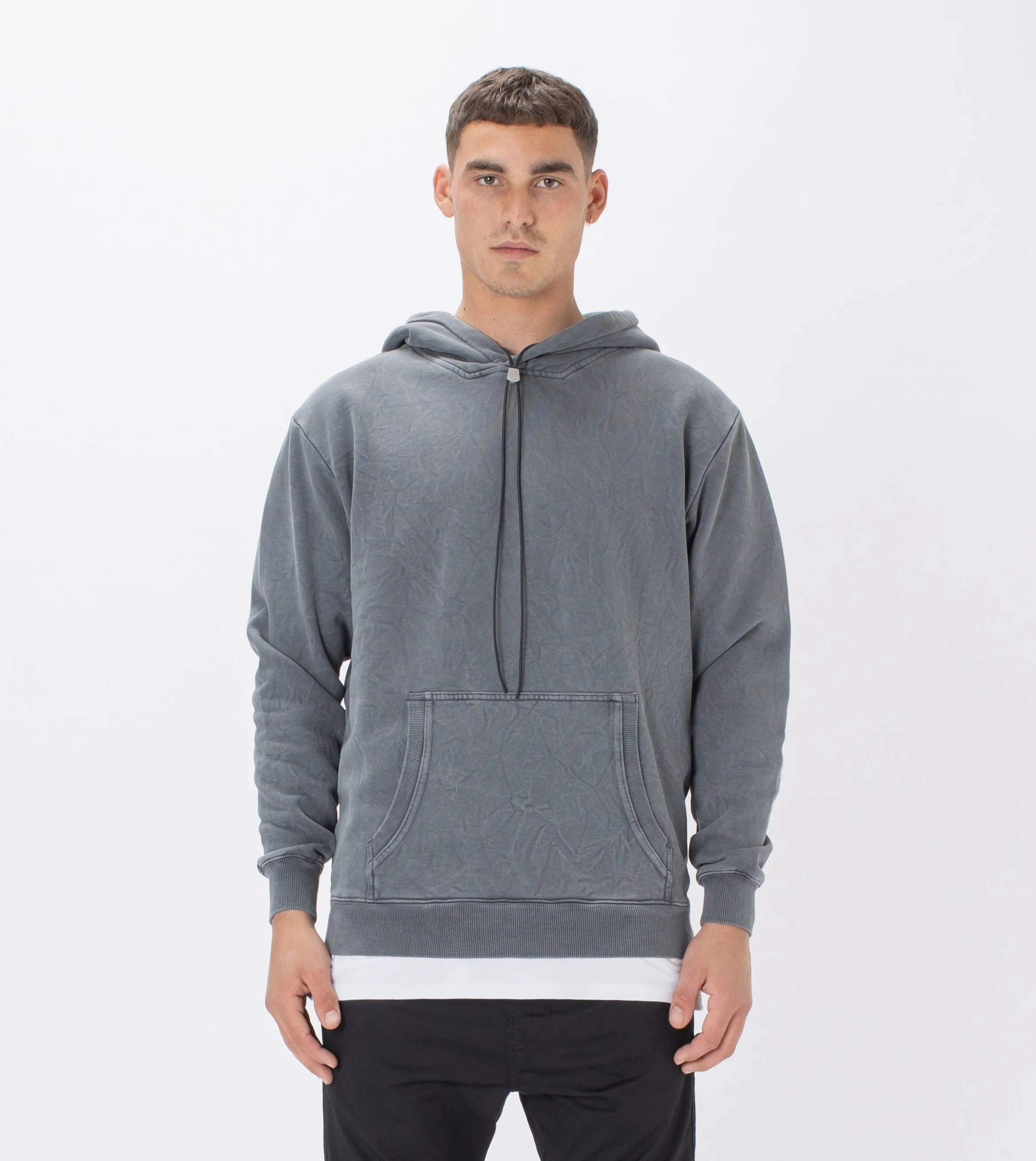 Lowgo Hood Sweat Grey Salt