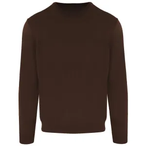 Malo Brown Wool Men's Turtleneck Sweater