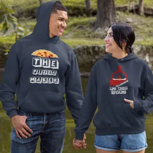 Matching Sets for Pizzeria-Loving Couples & Pregnant Announcements: Tops & Hoodies!