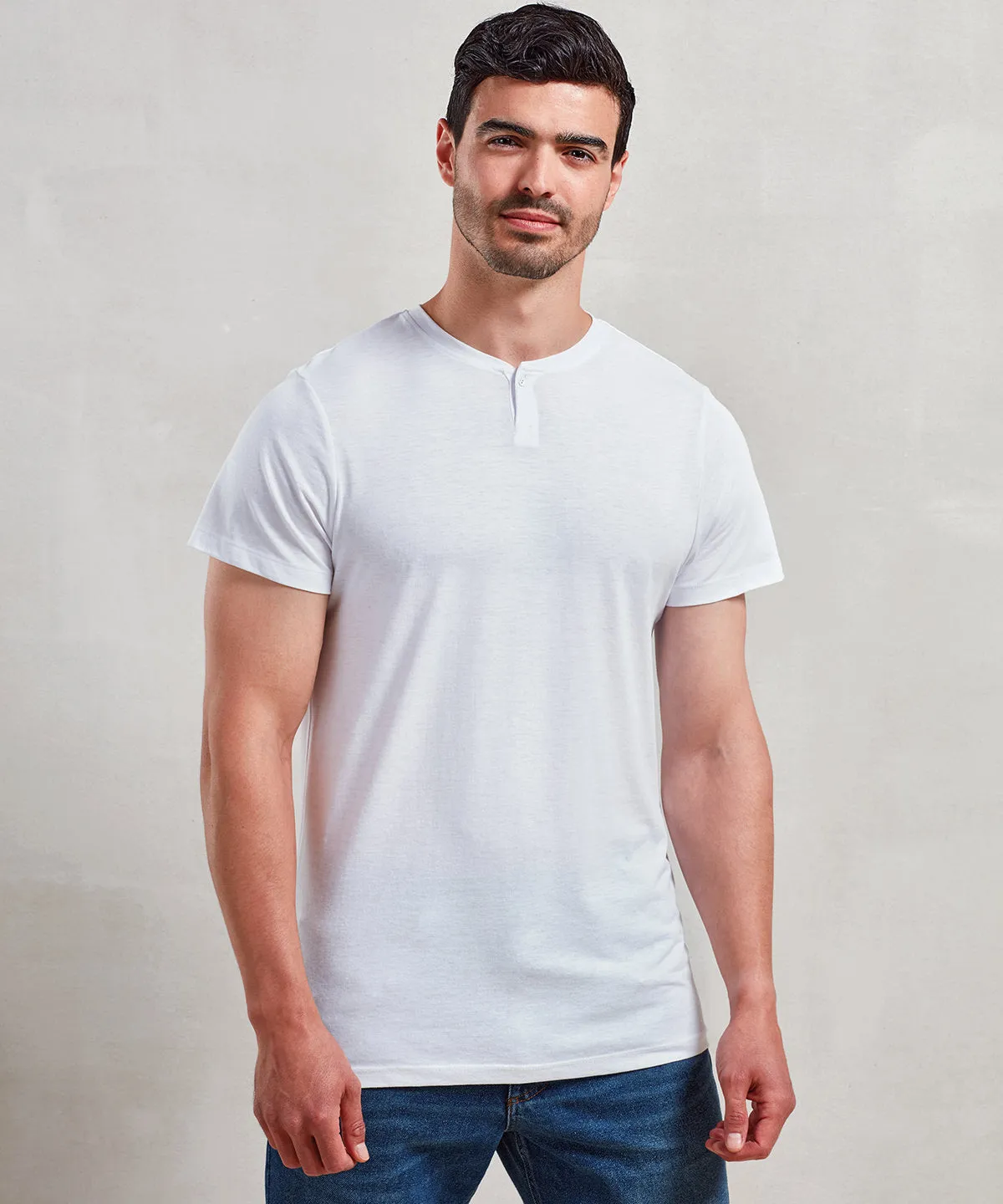 Mens Cotton Rich Comis Tee | Grey Marl