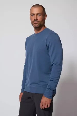 Men's Cozy Fleece Pullover - Petrol Blue