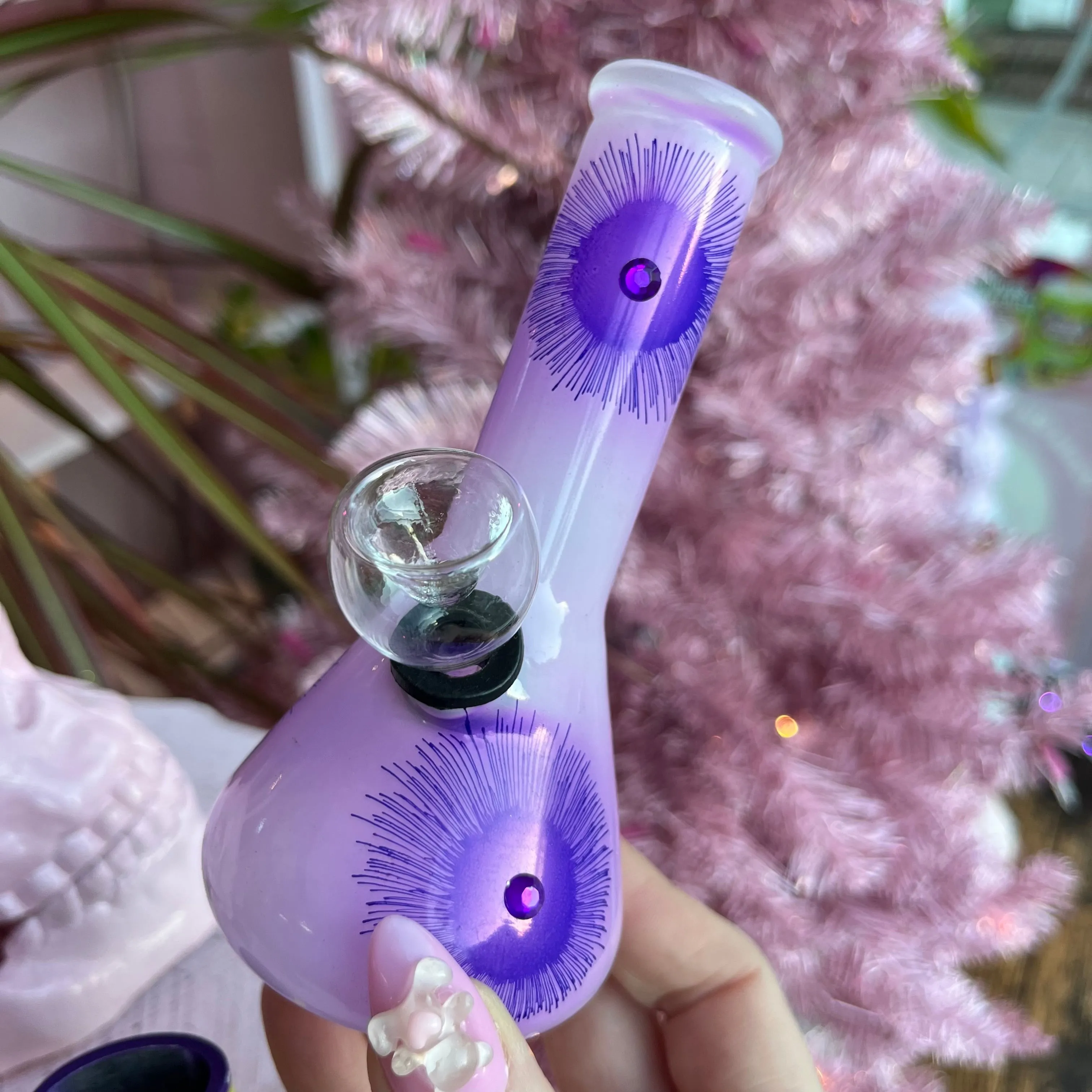 Mini Jeweled Water Pipe Set