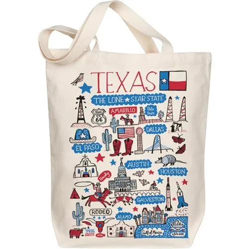 Morado Designs Texas Boutique Map Art Tote