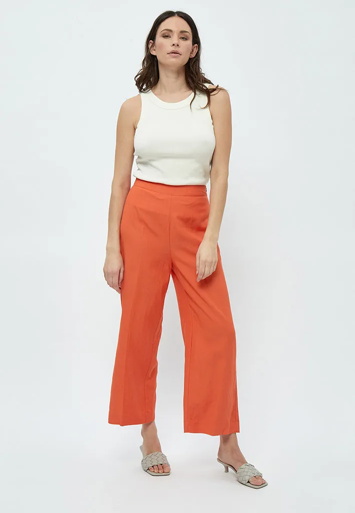 Nadianna Cropped Pants - Dusty Orange