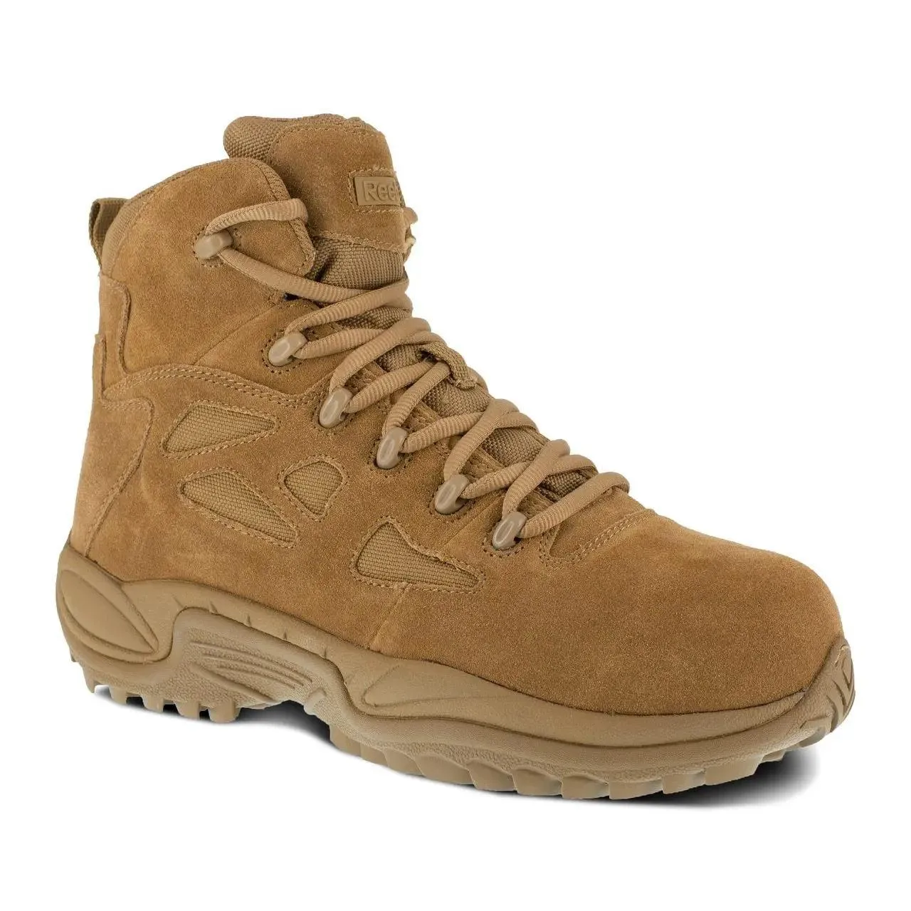 Reebok Men’s Stealth 6” Side-Zip Composite Toe Coyote Boot RB8650