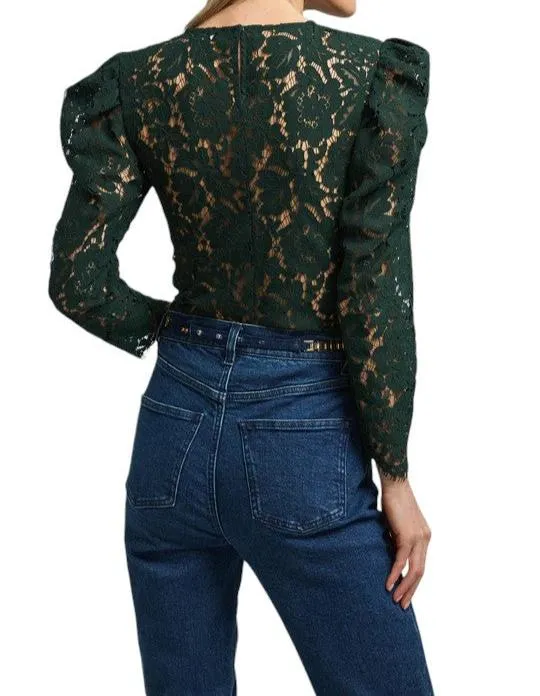 Rue Lace Top - Forest