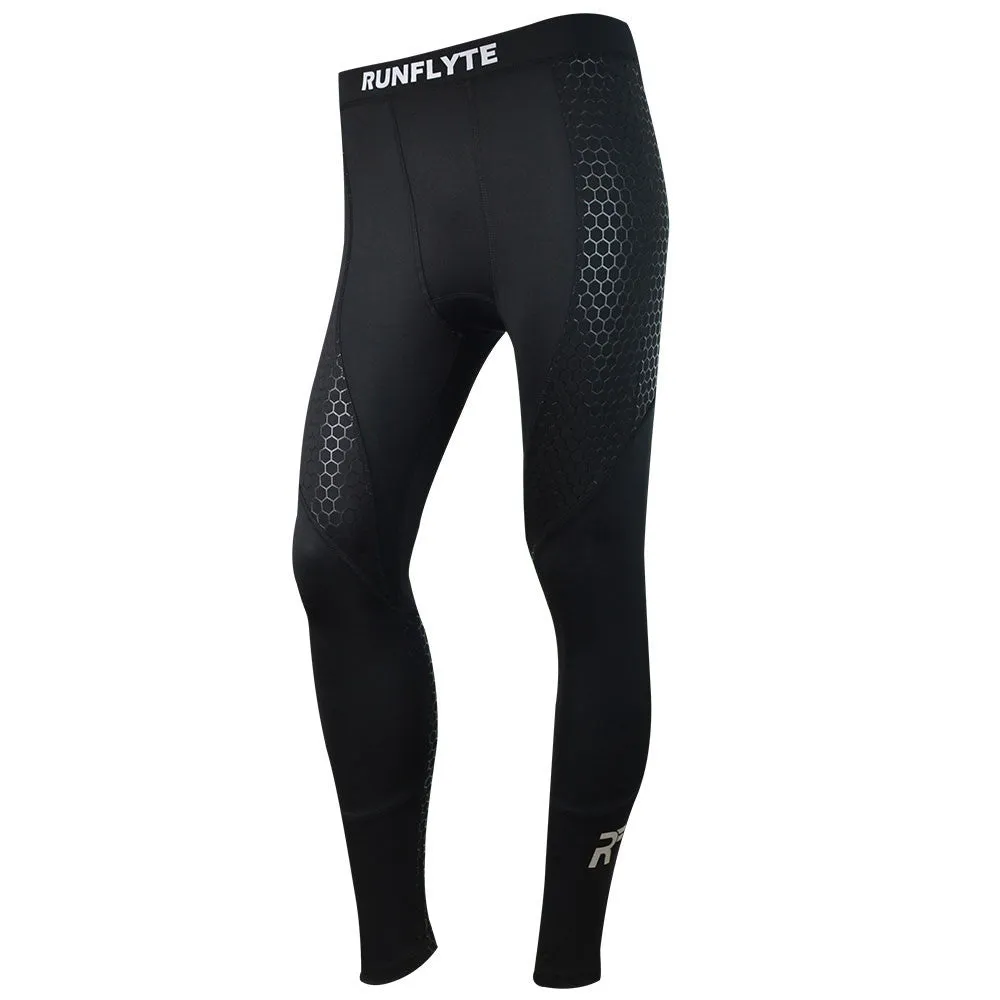 RunFlyte Men's Hex Compress Training Tights Running Pants