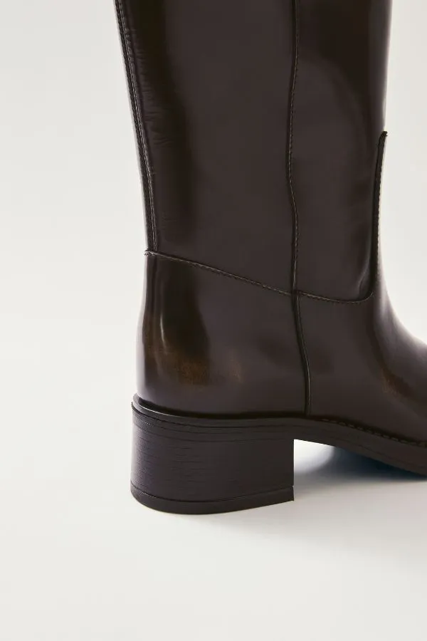 Sajan Leather Boots | Brown