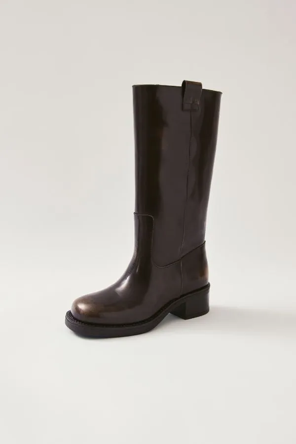 Sajan Leather Boots | Brown