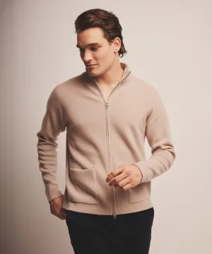 Signature Cashmere Zip-Up Sweater Jacket