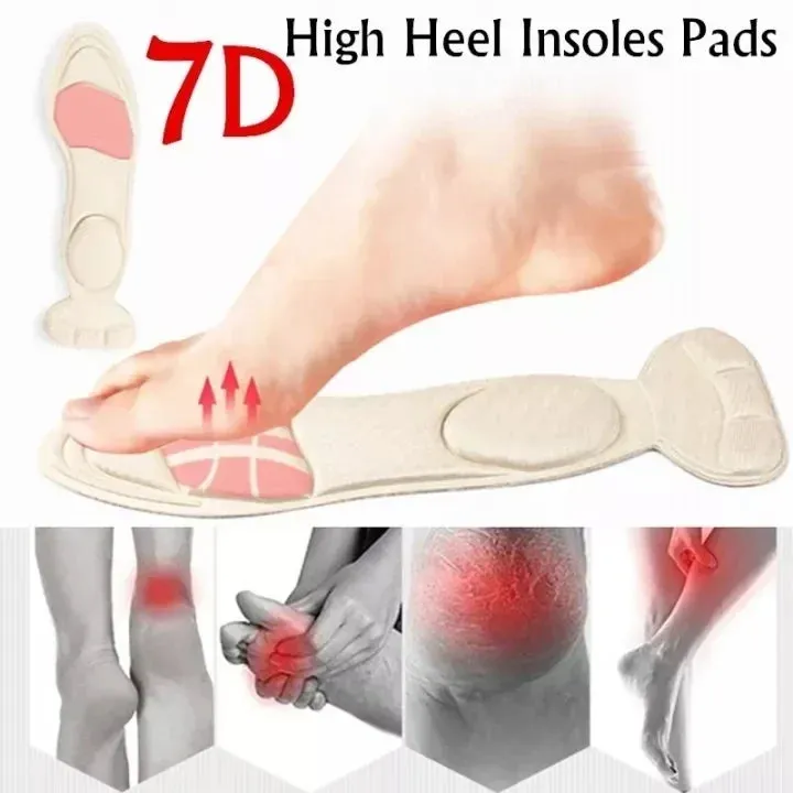 Soft Memory Foam Insole Pad Inserts Heel Post Back Breathable Anti-slip for Women