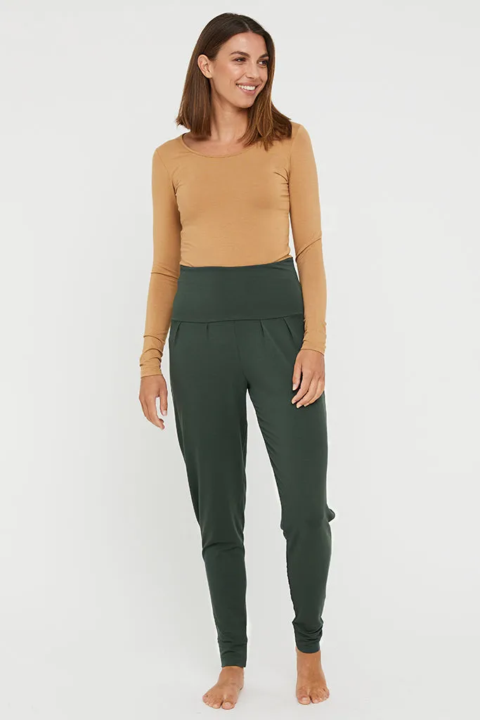 Softline Slouch Pants - Forest